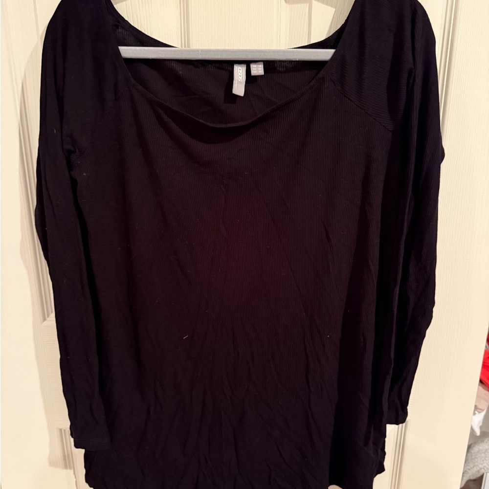 ASOS Black Long Sleeve Top